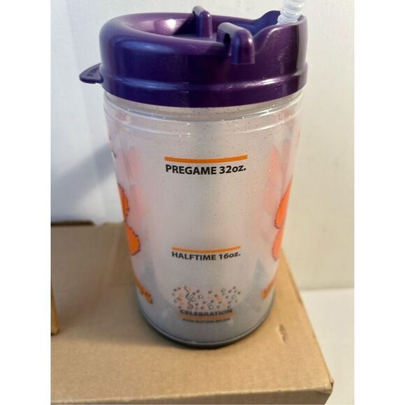 Clemson Victory Mug Whirley 32 oz w/straw (not tested) - Picture 3 of 5
